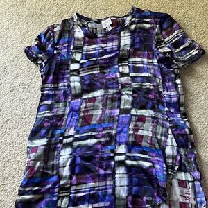 Armani collection purple silk blouse